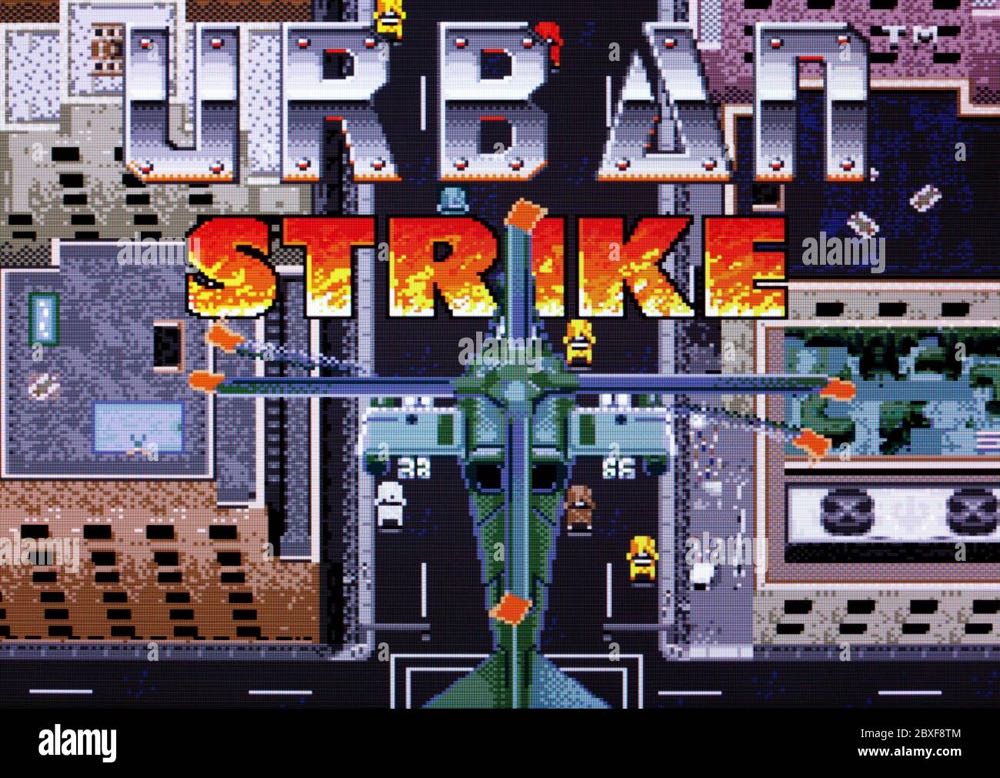 Urban Strike - Sega Genesis (Mega Drive) (Electronic Arts/EA Games - 1) video game collectible [Barcode 014633073508] - Main Image 4
