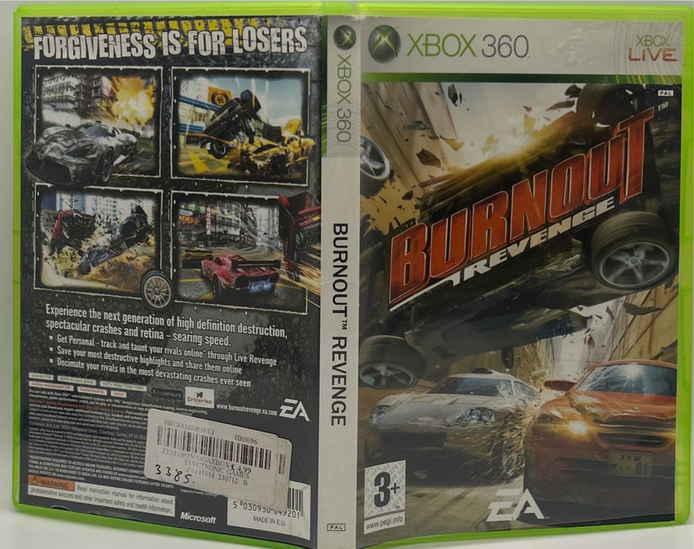 Burnout Revenge - Microsoft Xbox 360 (Electronic Arts - 1) video game collectible [Barcode 5030930049201] - Main Image 3