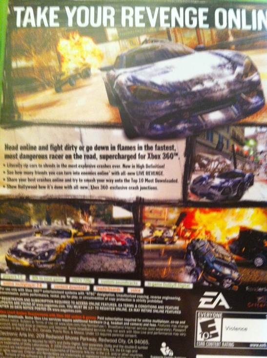 Burnout Revenge - Microsoft Xbox 360 (Electronic Arts - 1) video game collectible - Main Image 2