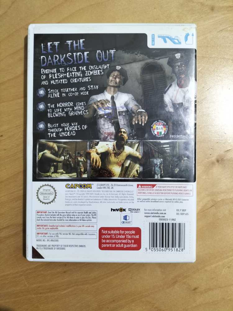 Resident Evil The Darkside Chronicles - Nintendo Wii (Nintendo - 2) video game collectible [Barcode 5055060951828] - Main Image 2