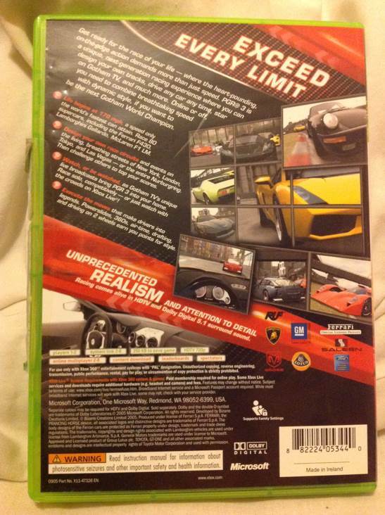 Project Gotham Racing 3 - Microsoft Xbox 360 (Microsoft Game Studios - 2) video game collectible [Barcode 882224053440] - Main Image 2