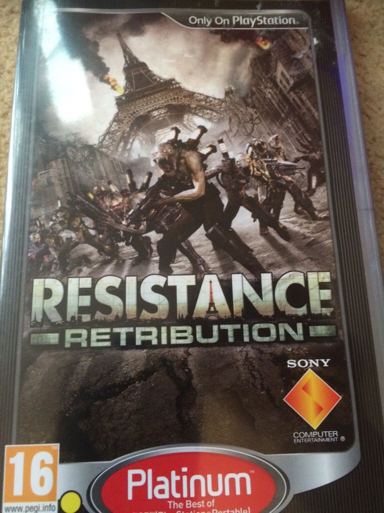Resistance Retribution - Sony PlayStation Portable (PSP) video game collectible [Barcode 711719104575] - Main Image 1