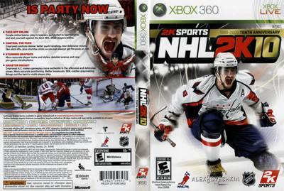 NHL 2K10 - Microsoft Xbox 360 (2K Sports - 4) video game collectible [Barcode 710425396533] - Main Image 2