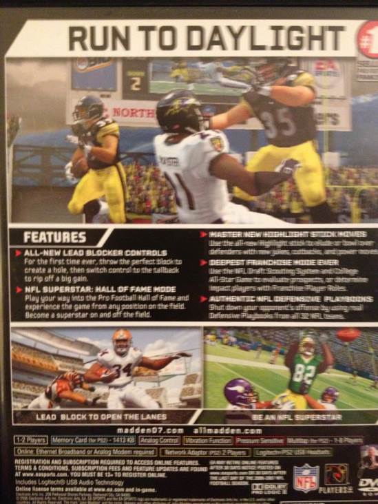 Madden NFL 07 - Sony PlayStation 2 (PS2) (Electronic Arts/EA Games - 2) video game collectible [Barcode 014633152296] - Main Image 2