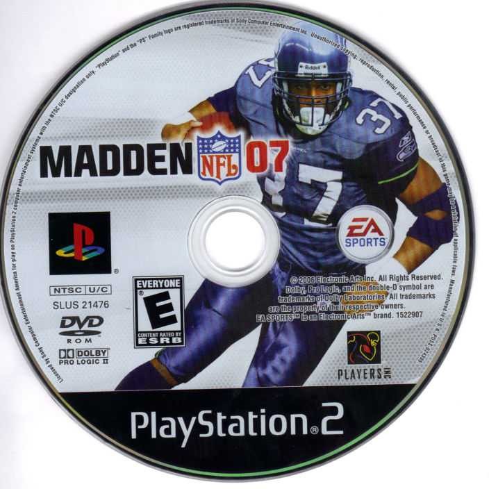 Madden NFL 07 - Sony PlayStation 2 (PS2) (Electronic Arts/EA Games - 2) video game collectible [Barcode 014633152296] - Main Image 3