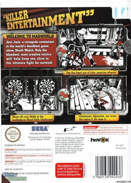 Madworld - Nintendo Wii video game collectible - Main Image 2