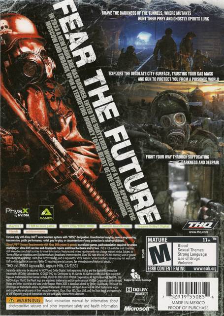 Metro 2033 - Microsoft Xbox 360 (Deep Silver - 1) video game collectible [Barcode 4005209130615] - Main Image 2