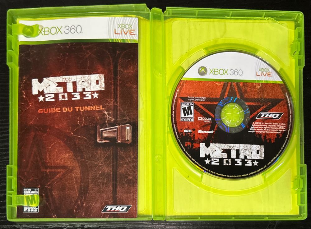 Metro 2033 - Microsoft Xbox 360 (THQ - 1) video game collectible [Barcode 752919550854] - Main Image 3
