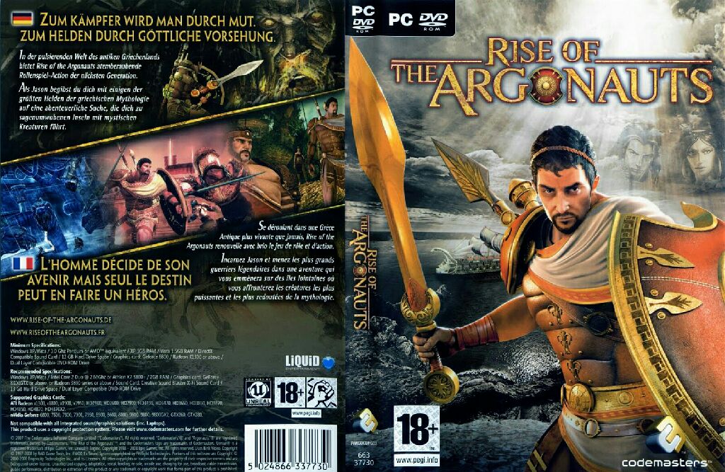 Rise Of The Argonauts - PC video game collectible [Barcode 5024866337709] - Main Image 2