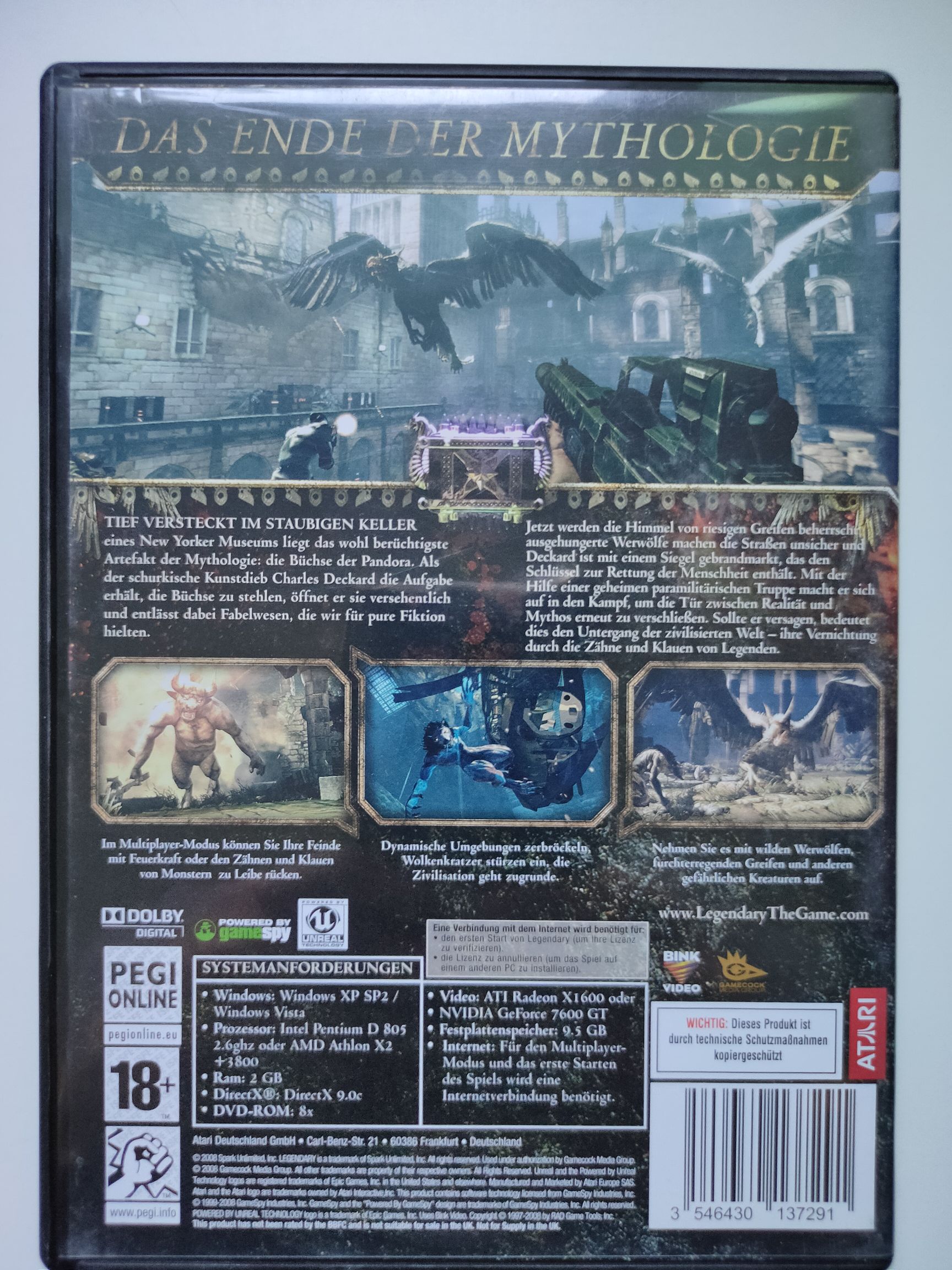 Legendary - PC (Game Cock Media Group - 1) video game collectible [Barcode 3546430137291] - Main Image 2