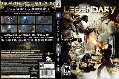 Legendary - Sony PlayStation 3 (PS3) (Gamecock - 1) video game collectible [Barcode 899163001159] - Main Image 2