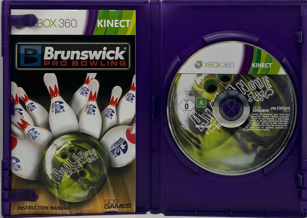 Kinect: Brunswick Pro Bowling - Microsoft Xbox 360 (505 Games  - 1-4) video game collectible [Barcode 8023171024691] - Main Image 3