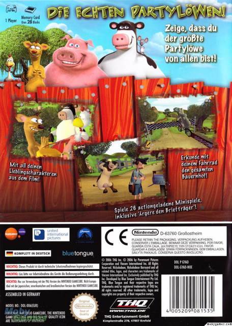 Barnyard - Nintendo GameCube (THQ - 1 Players) video game collectible [Barcode 785138380421] - Main Image 2