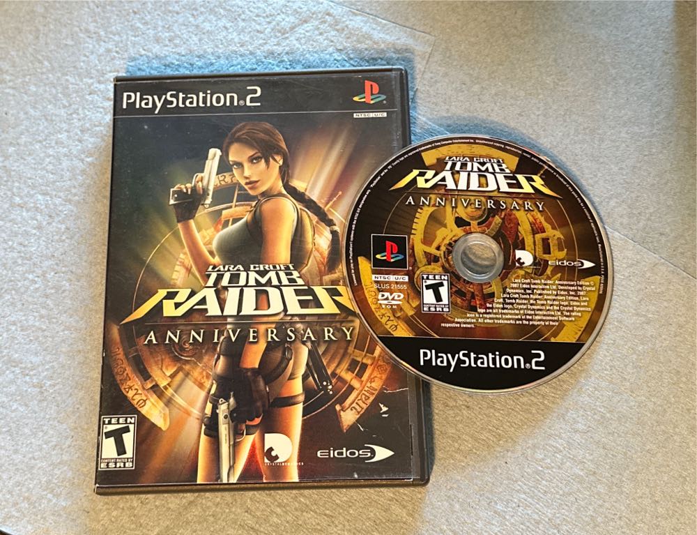 Tomb Raider: Anniversary - Sony PlayStation 2 (PS2) (Eidos Interactive - 1) video game collectible [Barcode 788687500609] - Main Image 3