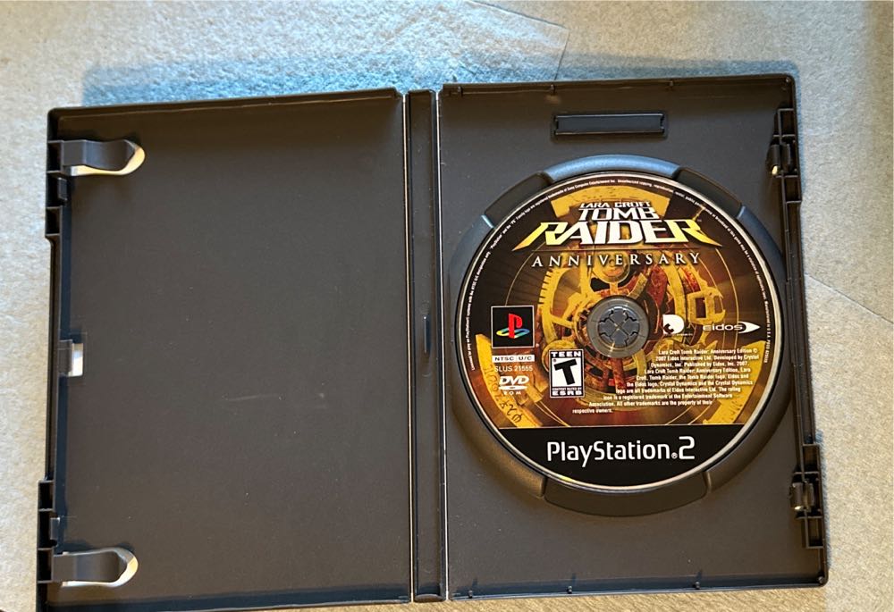 Tomb Raider: Anniversary - Sony PlayStation 2 (PS2) (Eidos Interactive - 1) video game collectible [Barcode 788687500609] - Main Image 4