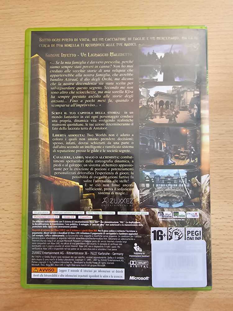 Two Worlds - Microsoft Xbox 360 (Reality Pump Studios) video game collectible [Barcode 4250230224042] - Main Image 2