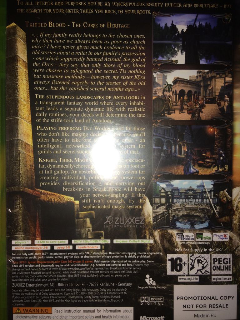 Two Worlds - Microsoft Xbox 360 video game collectible - Main Image 2