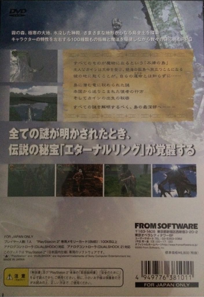 Eternal Ring  - Sony PlayStation 2 (PS2) (From Software) video game collectible - Main Image 2