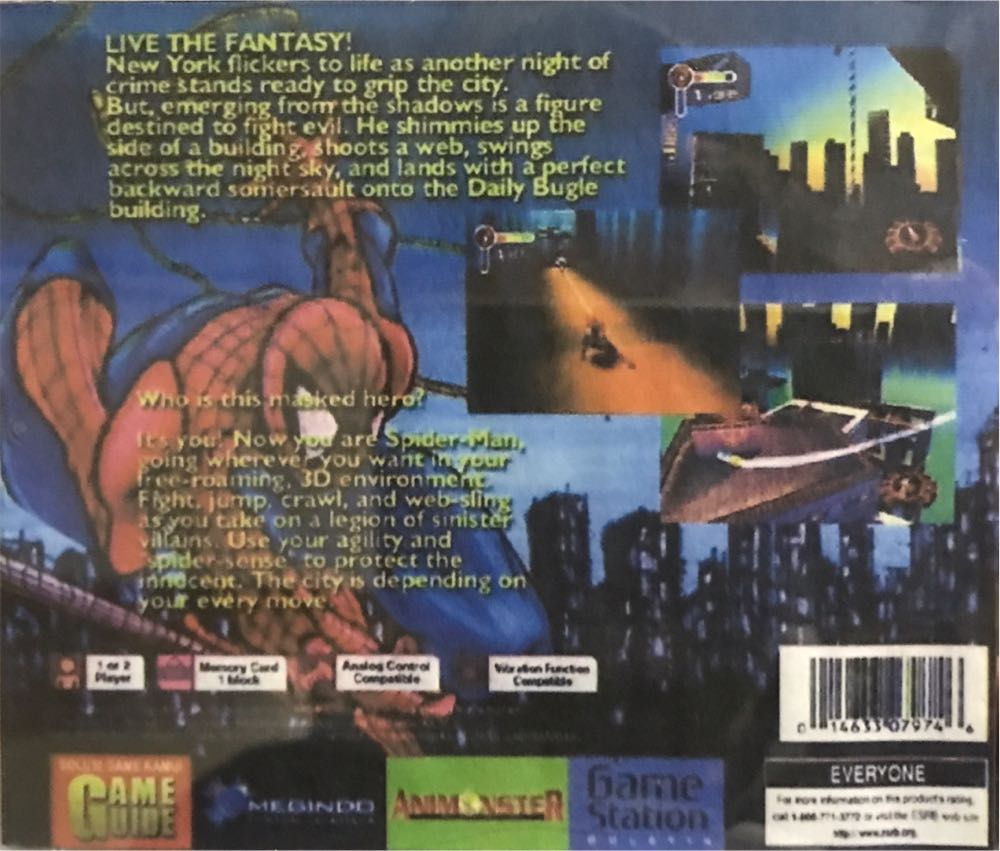 Spider-Man - Sony PlayStation (1) video game collectible - Main Image 2