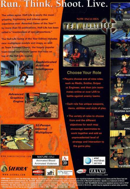 Half-Life - Sony PlayStation 2 (PS2) (Sierra - 1) video game collectible [Barcode 3348542134980] - Main Image 2