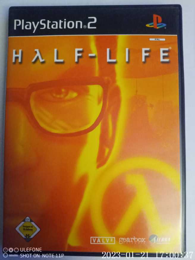 Half-Life - Sony PlayStation 2 (PS2) (Sierra - 1) video game collectible [Barcode 3348542134980] - Main Image 3