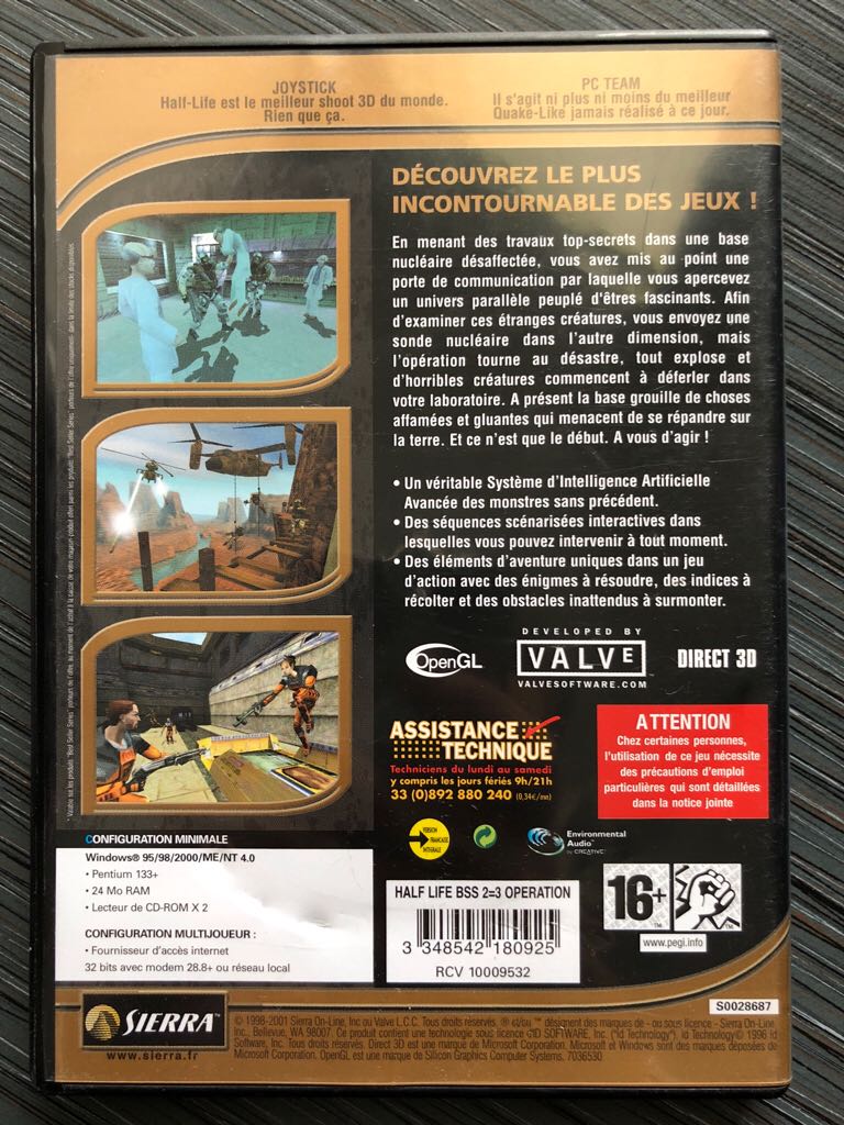 HALF-LIFE - PC video game collectible [Barcode 3348542180925] - Main Image 2