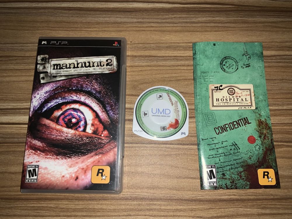 Manhunt 2 - Sony PlayStation Portable (PSP) (Rockstar - 1) video game collectible [Barcode 710425330681] - Main Image 3