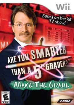Are You Smarter than a Fifth Grader? - Make the Grade - Nintendo Wii (THQ - 1-4) video game collectible [Barcode 785138301655] - Main Image 1