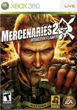 Mercenaries 2 world in flames - Microsoft Xbox 360 (Electronic Arts/EA Games - 4) video game collectible [Barcode 1463315729] - Main Image 1