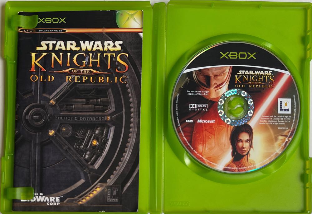 Star Wars Knights of the Old Republic - Microsoft Xbox (LucasArts - 1) video game collectible [Barcode 023272997182] - Main Image 3