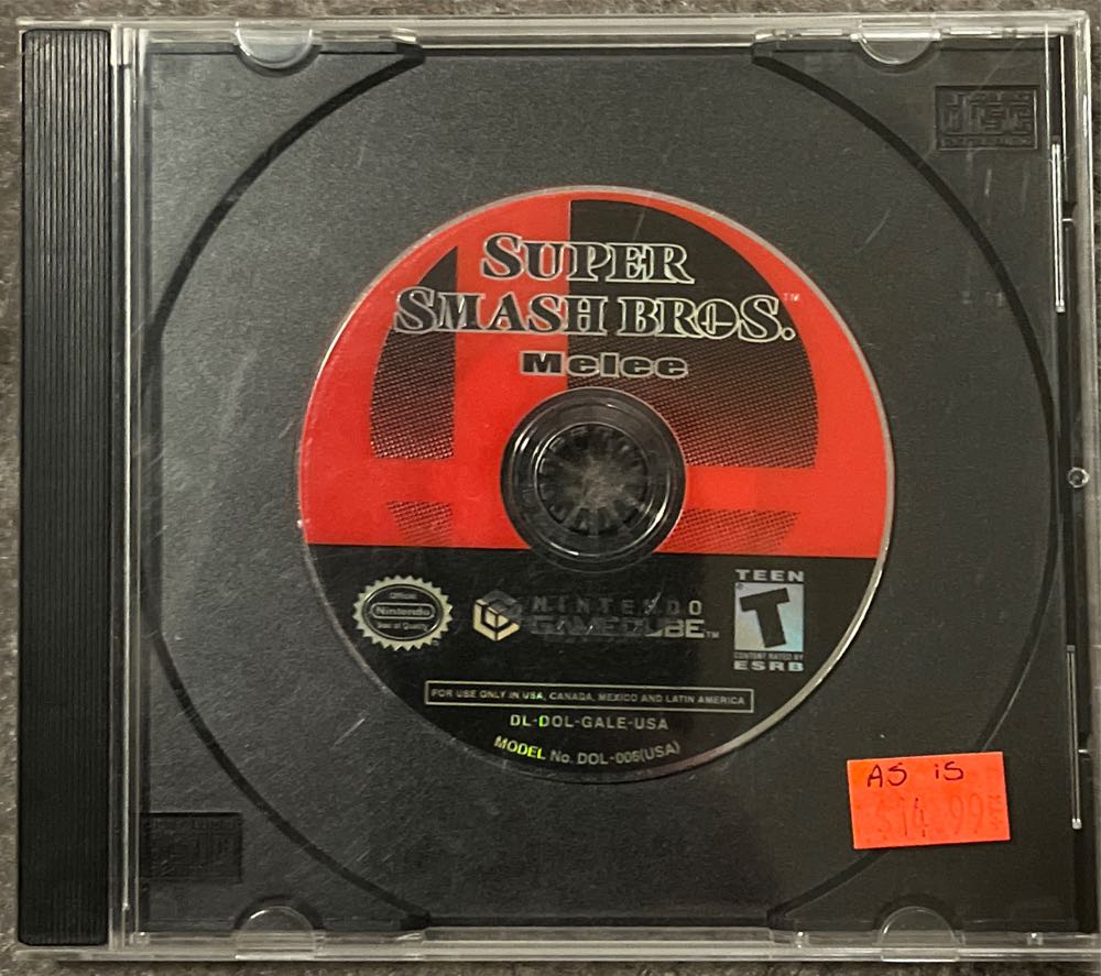 Super Smash Bros. Melee - Nintendo GameCube (Nintendo - 4) video game collectible [Barcode 045496390105] - Main Image 3