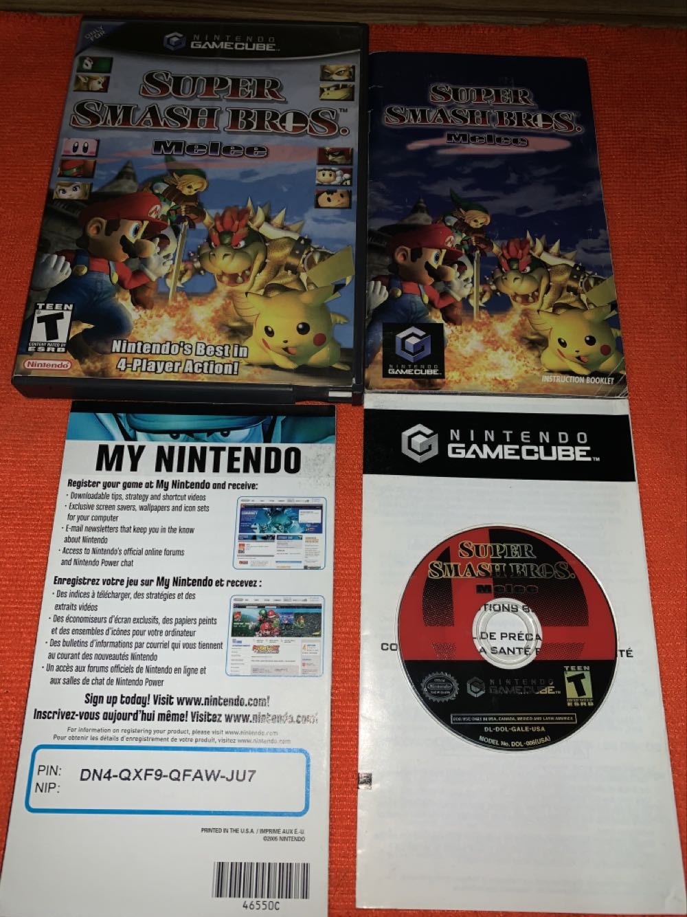 Super Smash Bros. Melee - Nintendo GameCube (Nintendo - 4) video game collectible [Barcode 045496963156] - Main Image 3