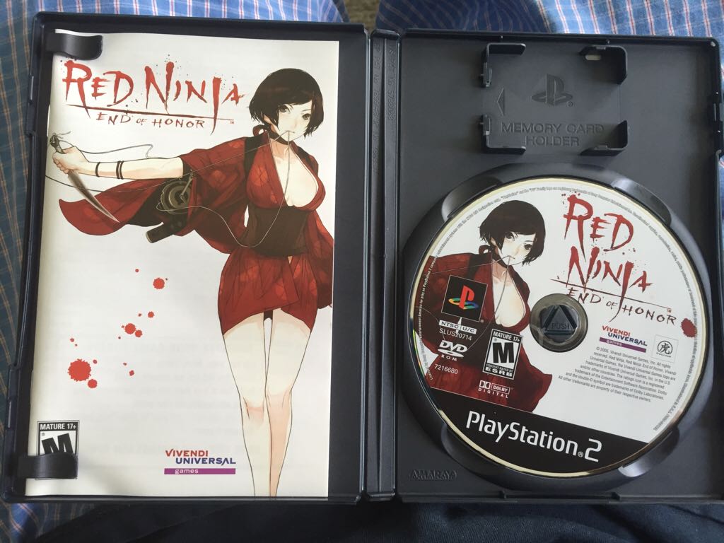Red Ninja: End of Honor - Sony PlayStation 2 (PS2) video game collectible - Main Image 2