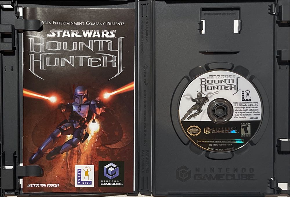 Star Wars: Bounty Hunter - Nintendo GameCube (LucasArts - 1) video game collectible [Barcode 023272659585] - Main Image 3
