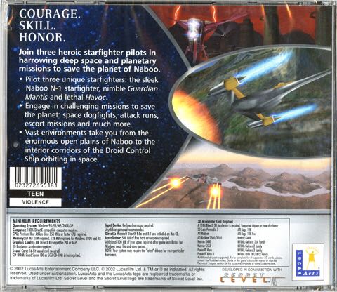 Star Wars: Starfighter - PC video game collectible [Barcode 023272655181] - Main Image 2