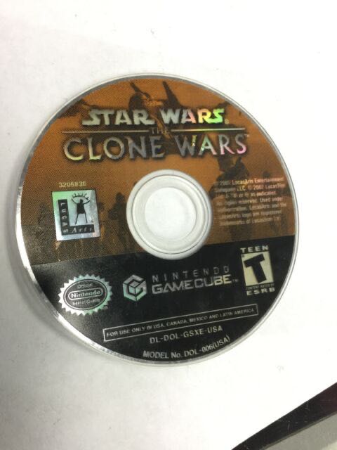 Star Wars: Clone Wars - Nintendo GameCube (LucasArts - 1) video game collectible [Barcode 023272320584] - Main Image 3