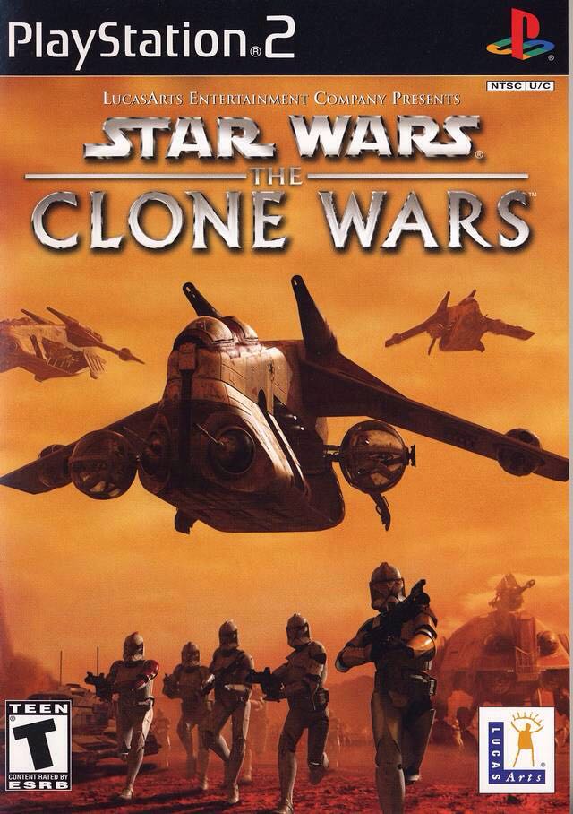 Star Wars: The Clone Wars - Sony PlayStation 2 (PS2) (Lucasfilm Games - 1) video game collectible - Main Image 2