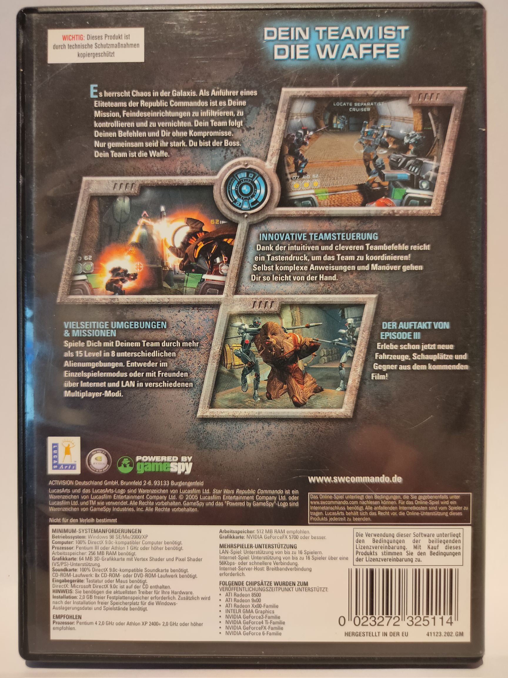 Star Wars: Republic Commando - PC video game collectible [Barcode 023272325114] - Main Image 2