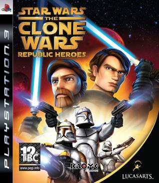 Star Wars: The Clone Wars - Republic Heroes - Sony PlayStation 3 (PS3) (Lucasfilm Entertainment Company Ltd. - 1-2) video game collectible [Barcode 023272008109] - Main Image 1