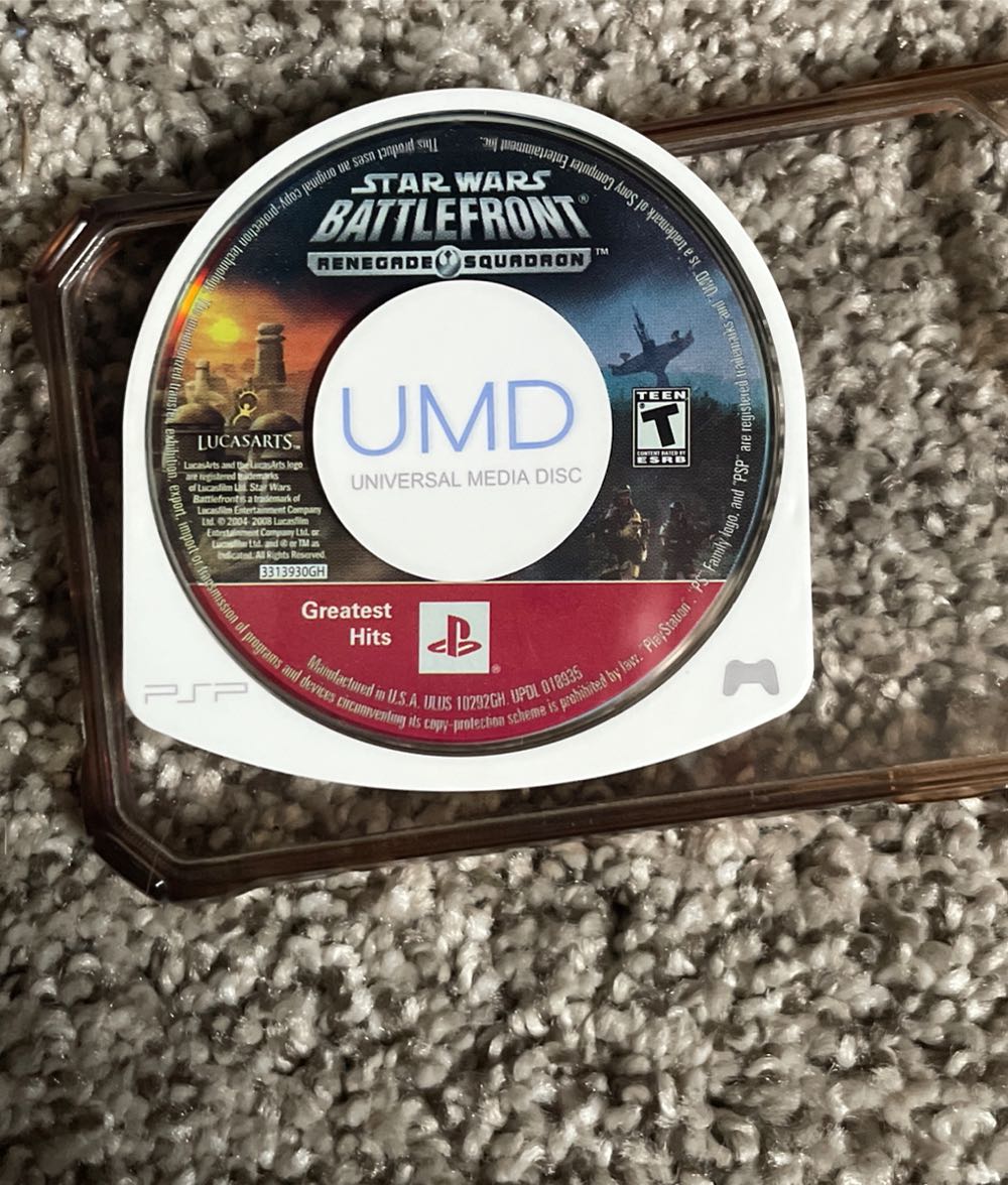 Star Wars: Battlefront - Renegade Squadron - Sony PlayStation Portable (PSP) (LucasArts - 1) video game collectible [Barcode 023272331405] - Main Image 3