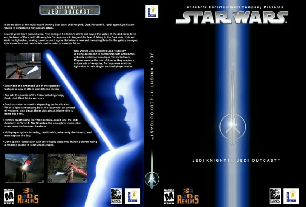 Star Wars: Jedi Knight II - Jedi Outcast - PC (Disney Interactive - 1) video game collectible [Barcode 5030917022159] - Main Image 2