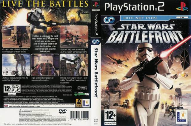 Star Wars: Battlefront - Sony PlayStation 2 (PS2) (LucasArts - 1-2) video game collectible [Barcode 023272324254] - Main Image 2