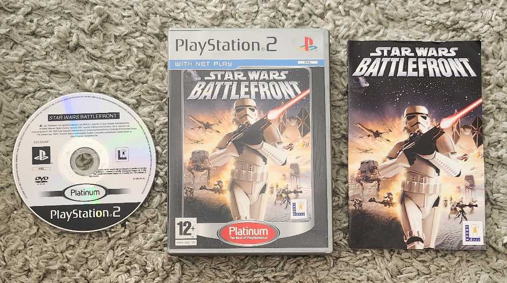 Star Wars: Battlefront - Sony PlayStation 2 (PS2) (LucasArts - 1-2) video game collectible [Barcode 023272324254] - Main Image 3