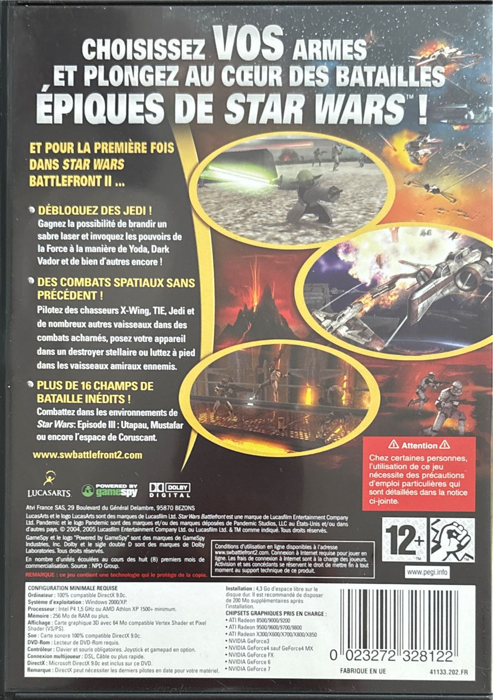 Star Wars: Battlefront II - PC (Lucas Art) video game collectible [Barcode 023272328122] - Main Image 2