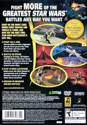 Star Wars: Battlefront II [Greatest Hits] - Sony PlayStation 2 (PS2) (LucasArts - 2) video game collectible [Barcode 023272328351] - Main Image 2