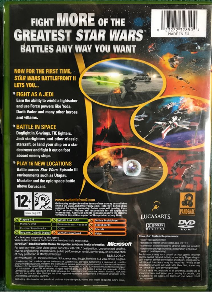 Star Wars: Battlefront II - Microsoft Xbox (XBox One - XBox 360 - 4) video game collectible [Barcode 023272328504] - Main Image 2