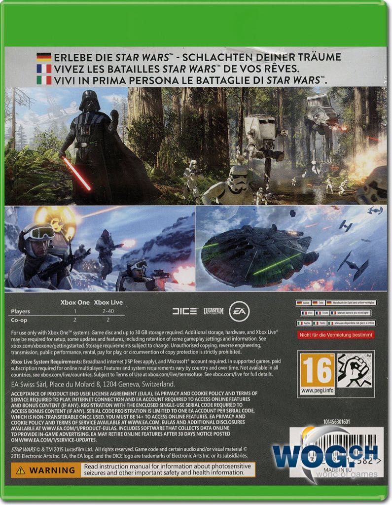 Star Wars: Battlefront II - Microsoft Xbox One ((EA) Electronic Arts) video game collectible - Main Image 2