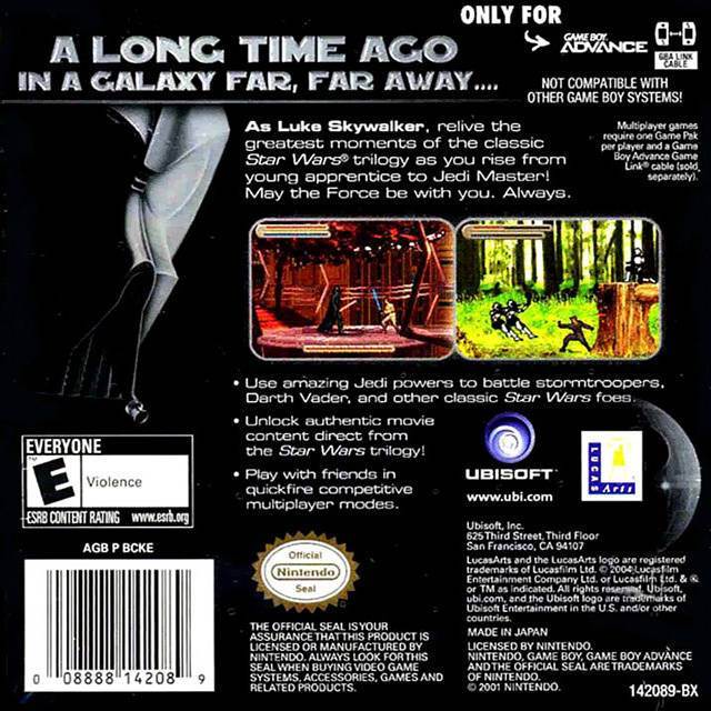 Star Wars Trilogy - Apprentice of the Force - Nintendo Game Boy Advance (GBA) (Lucas Arts - 1) video game collectible [Barcode 3307210175083] - Main Image 2