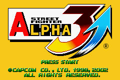 Street Fighter Alpha 3 - Nintendo Game Boy Advance (GBA) (Capcom - 2) video game collectible [Barcode 3307210118691] - Main Image 3