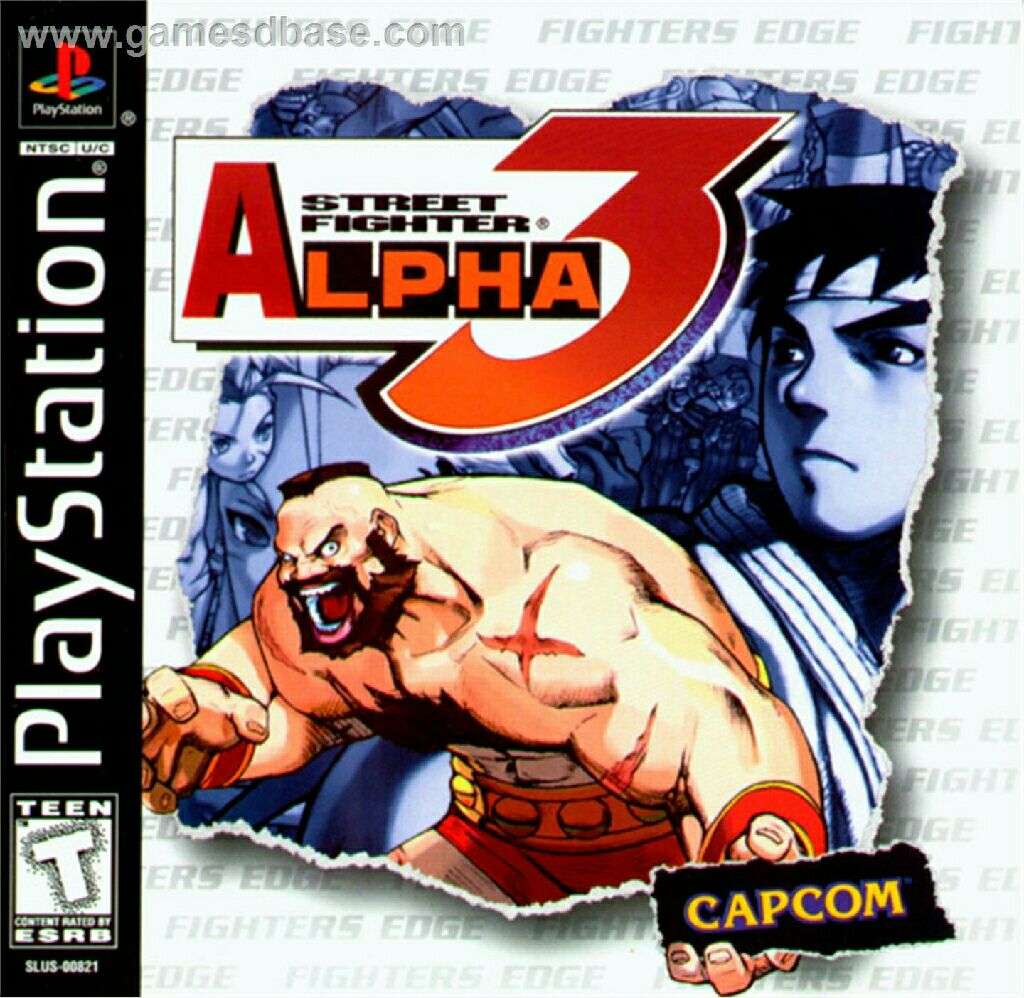 Street Fighter Alpha 3 - Sony PlayStation video game collectible - Main Image 1